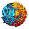 Sun And Moon Wooden Jigsaw Puzzle