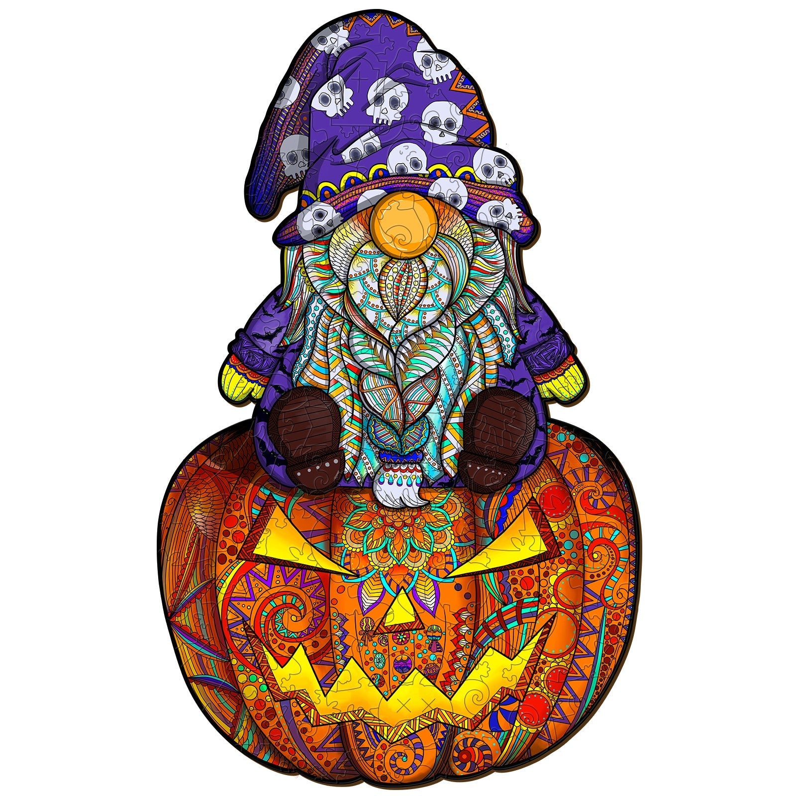 Halloween Goblin Wooden Jigsaw Puzzle