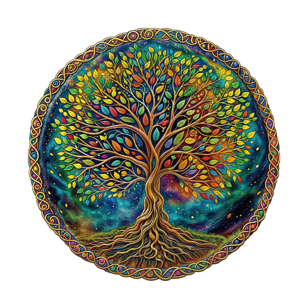 Mysterious Tree of Life Wooden Jigsaw Puzzle