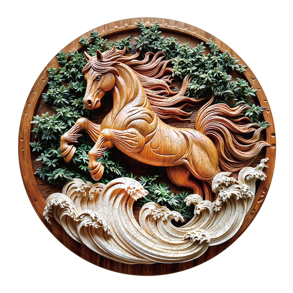 Horse-2 Wooden Jigsaw Puzzle