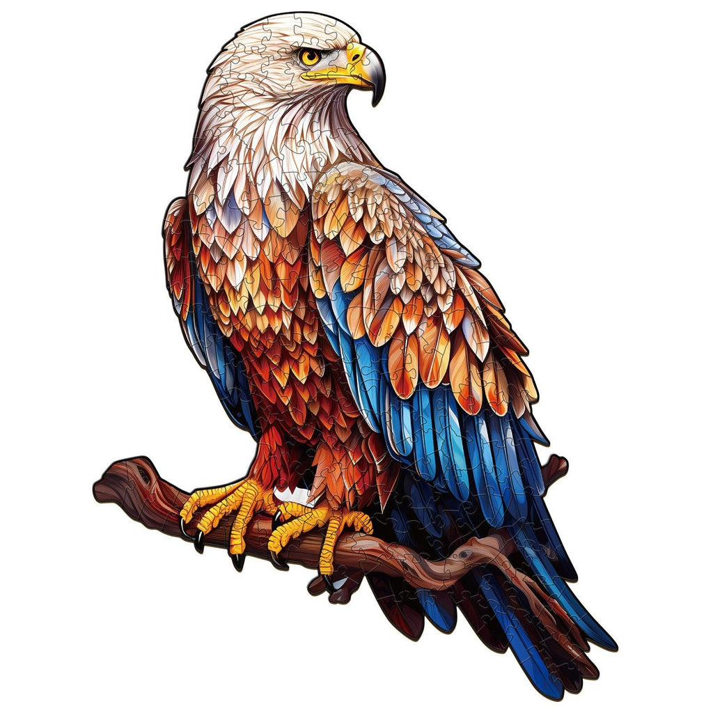 Mighty Bald Eagle Wooden Jigsaw Puzzle