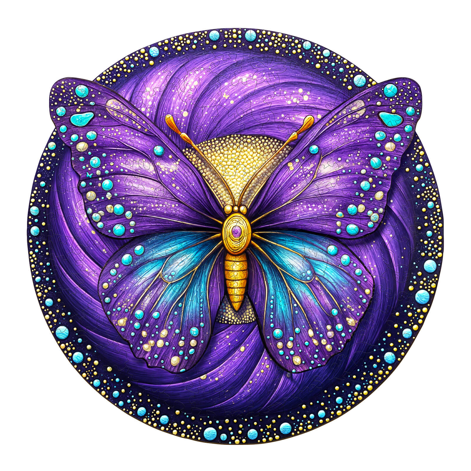 Seek and Find Butterflies Wooden Jigsaw Puzzle