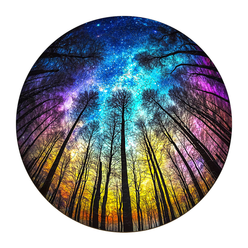 Galactic Forest-1 Wooden Jigsaw Puzzle