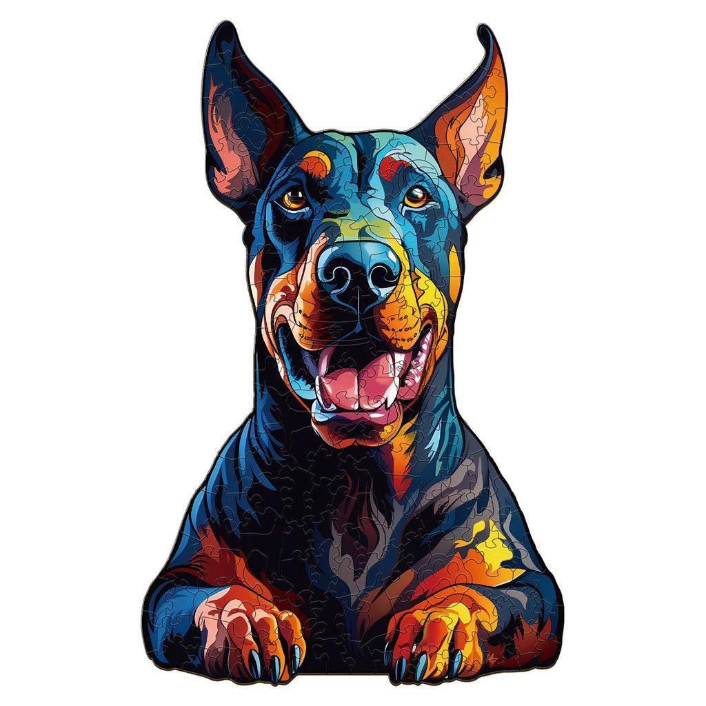 Doberman Pinscher Wooden Jigsaw Puzzle