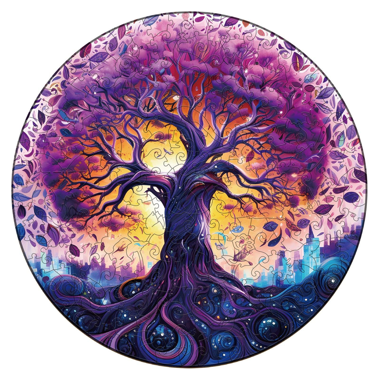 Dreamy Tree of Life Wooden Jigsaw Puzzle