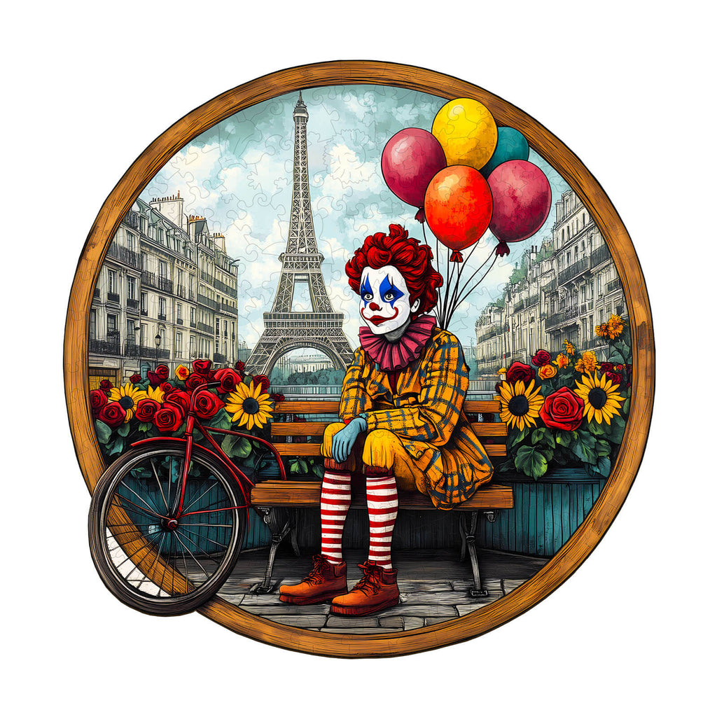Thoughts of the Joker Wooden Jigsaw Puzzle