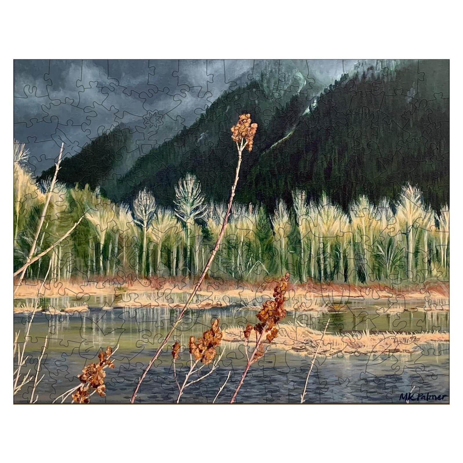 Distant Storm - By Artist Marianne K Palmer