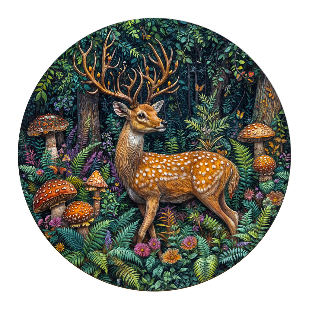 SEEK AND FIND FROGS Wooden Jigsaw Puzzle