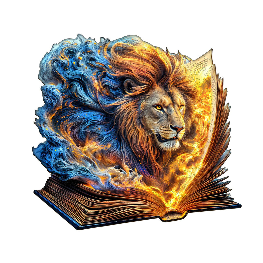 Roaring Pages Wooden Jigsaw Puzzle