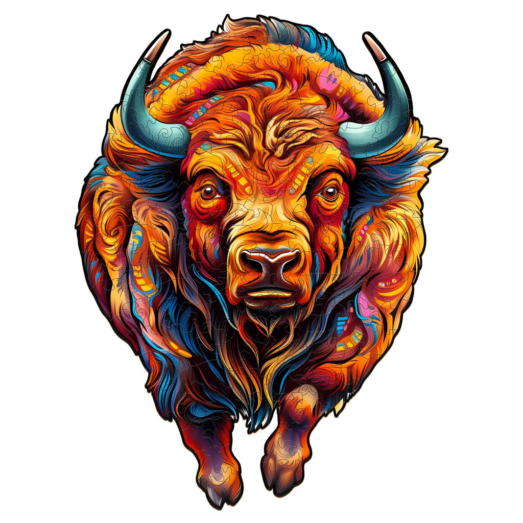 American Bison Wooden Jigsaw Puzzle