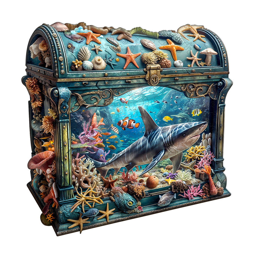 Treasure Chest Ocean-1 Wooden Jigsaw Puzzle