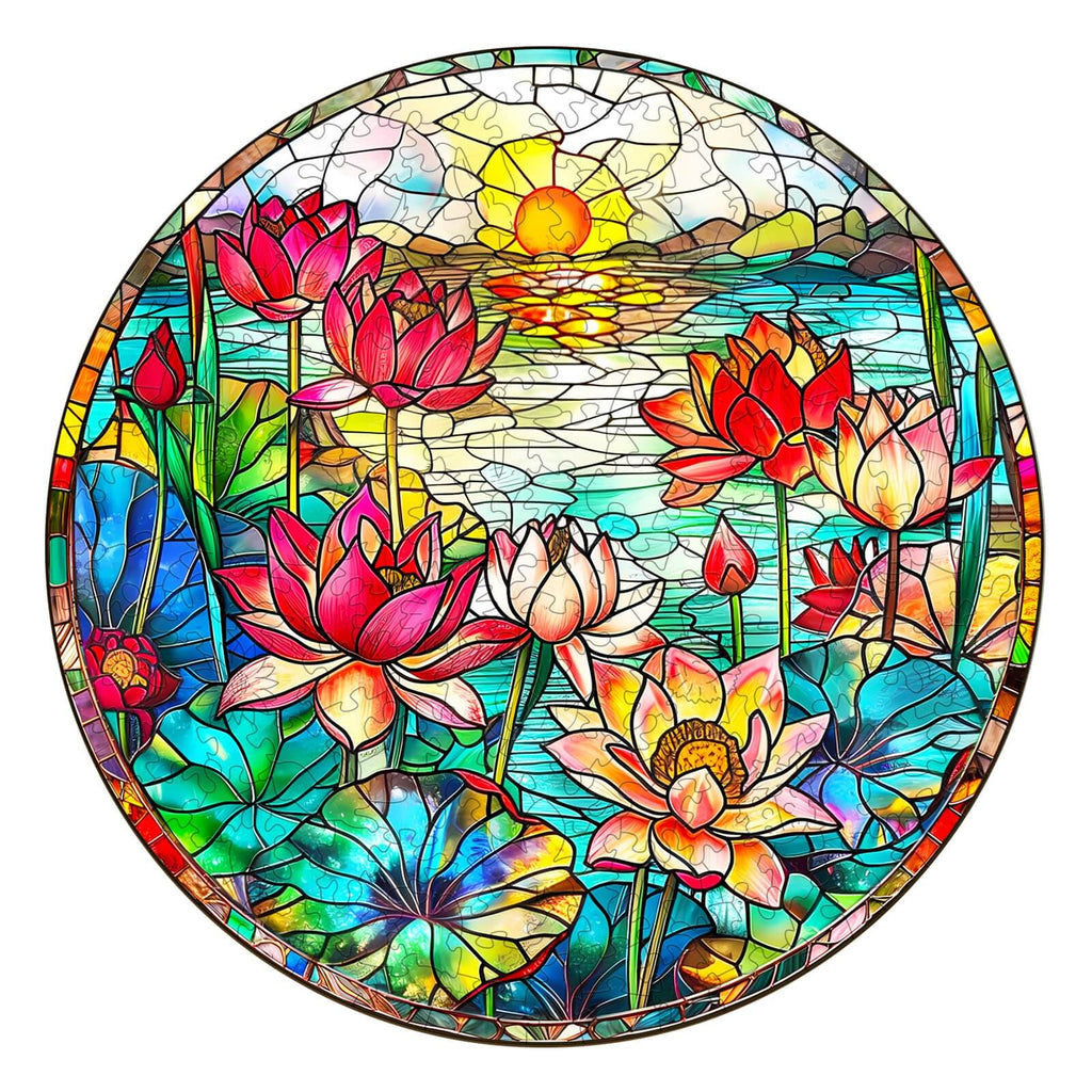 Lotus Wooden Jigsaw Puzzle