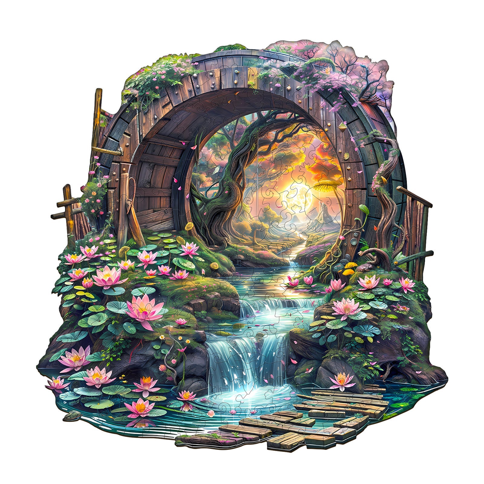 Barrel of Summer Wooden Jigsaw Puzzle