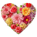 Flower Heart -3 Wooden Jigsaw Puzzle