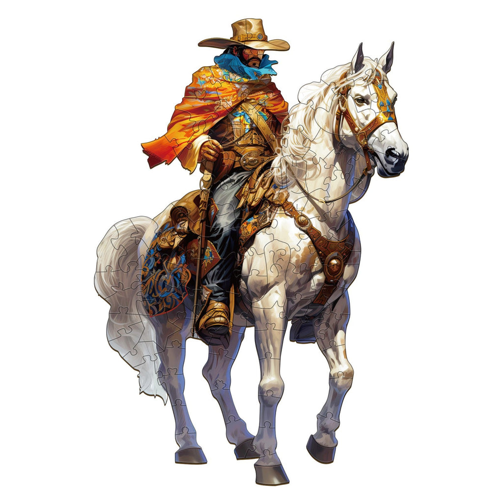 Cowboy Wooden Jigsaw Puzzle