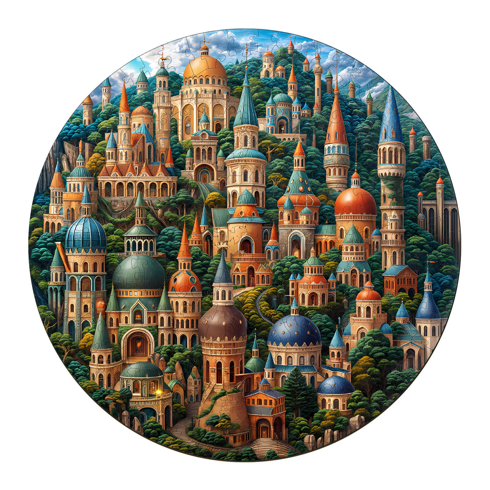 SEEK AND FIND CATS Wooden Jigsaw Puzzle