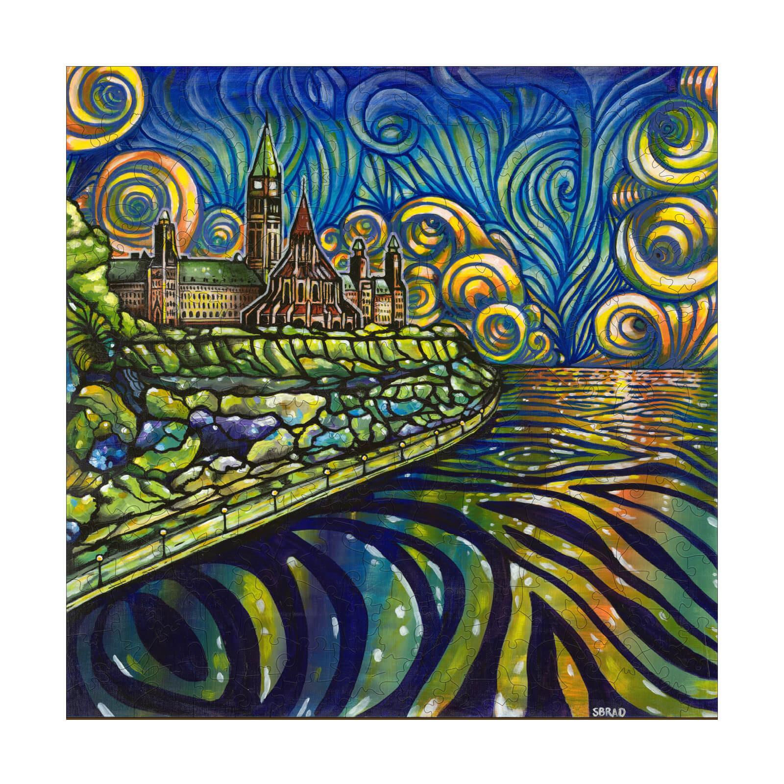 Parliament Glow - By Artist Sarah Bradfield