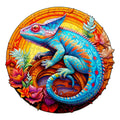 Unique Chameleon Wooden Jigsaw Puzzle