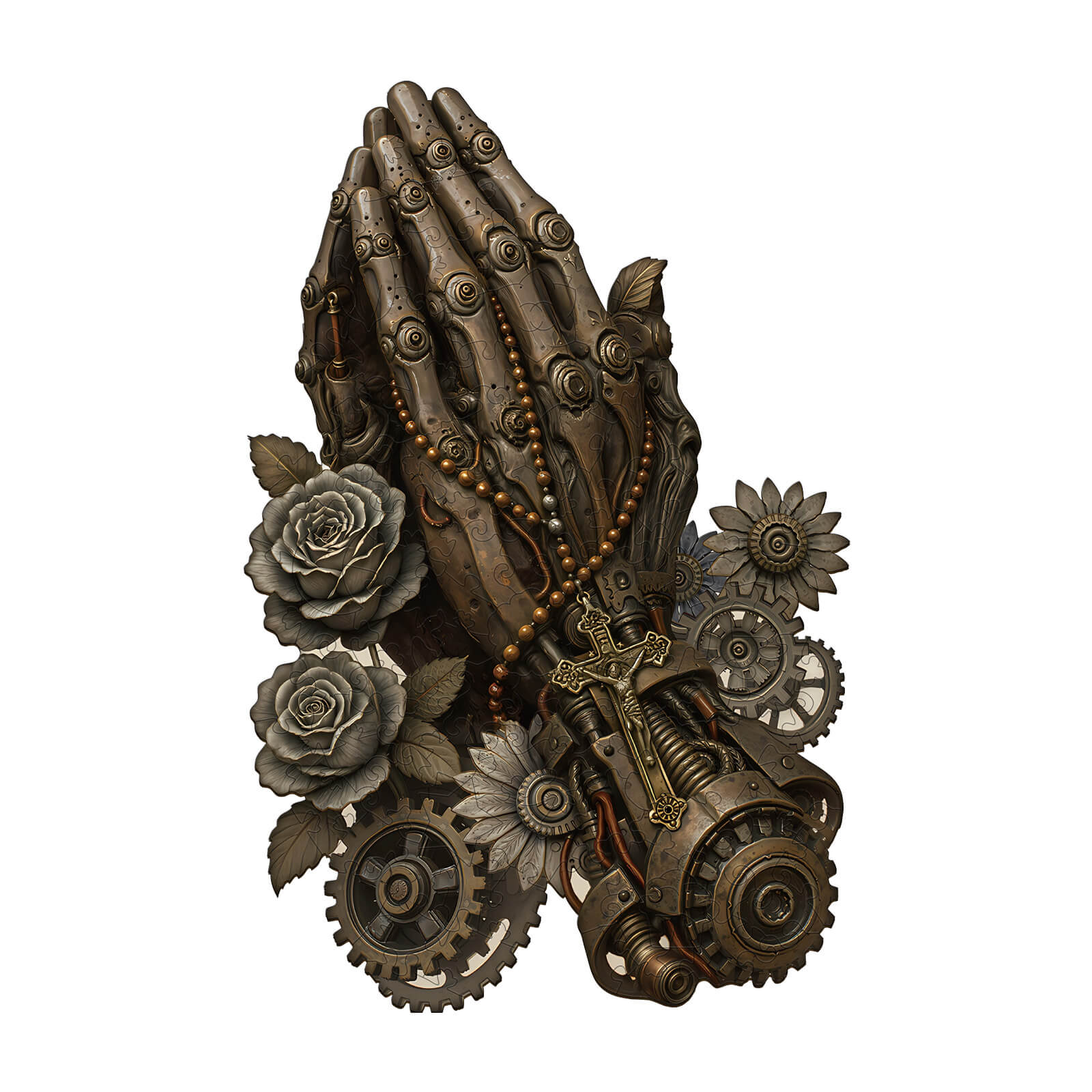 The Praying Hand-1 Wooden Jigsaw Puzzle