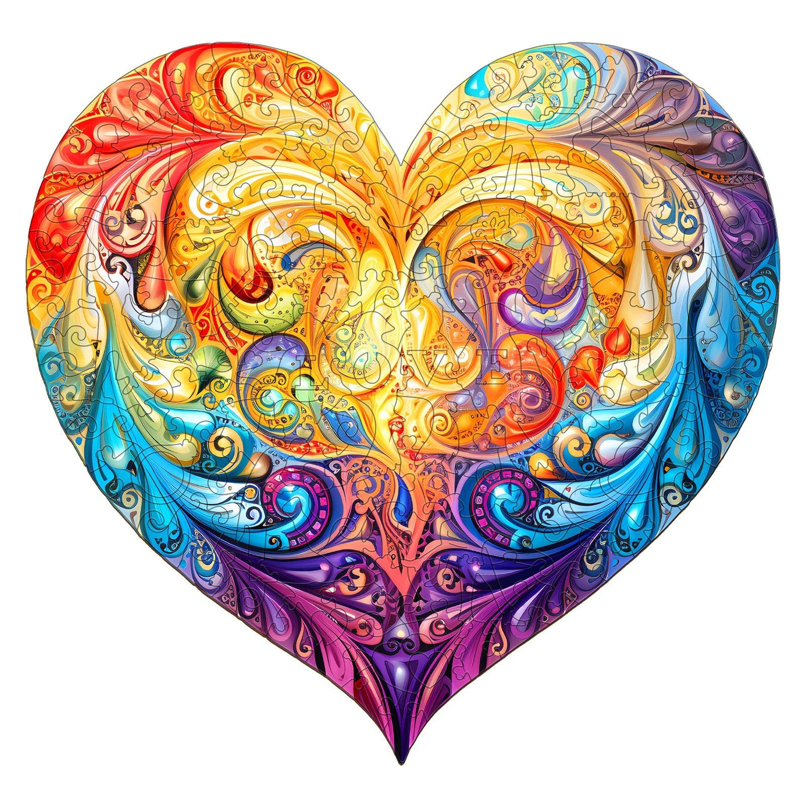 Sweet Heart Wooden Jigsaw Puzzle