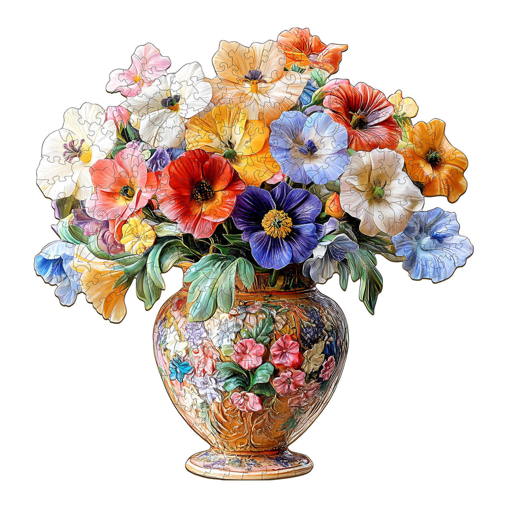 Vintage Flower Jigsaw Puzzle