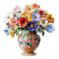 Vintage Flower Jigsaw Puzzle