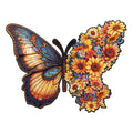 Butterfly Flower Wooden Jigsaw Puzzle