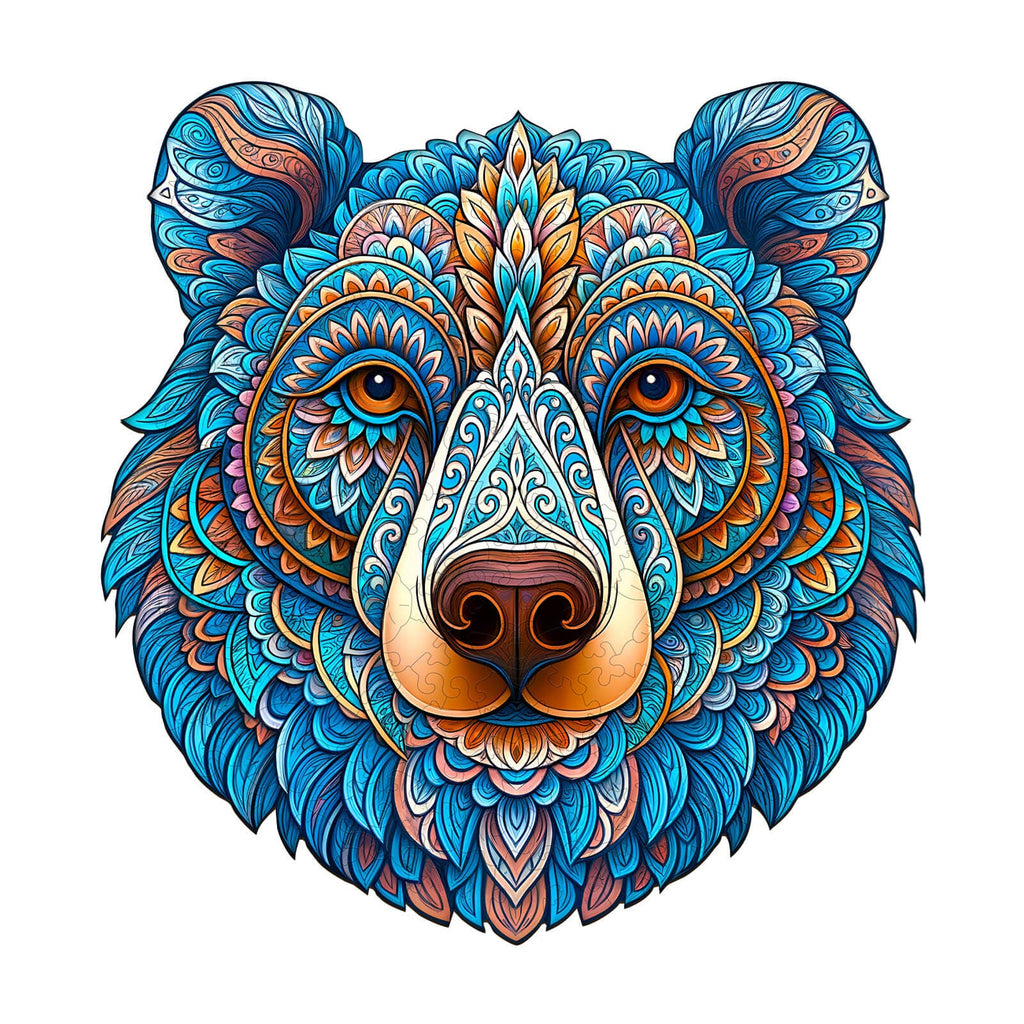 Colorful bear Wooden Jigsaw Puzzle