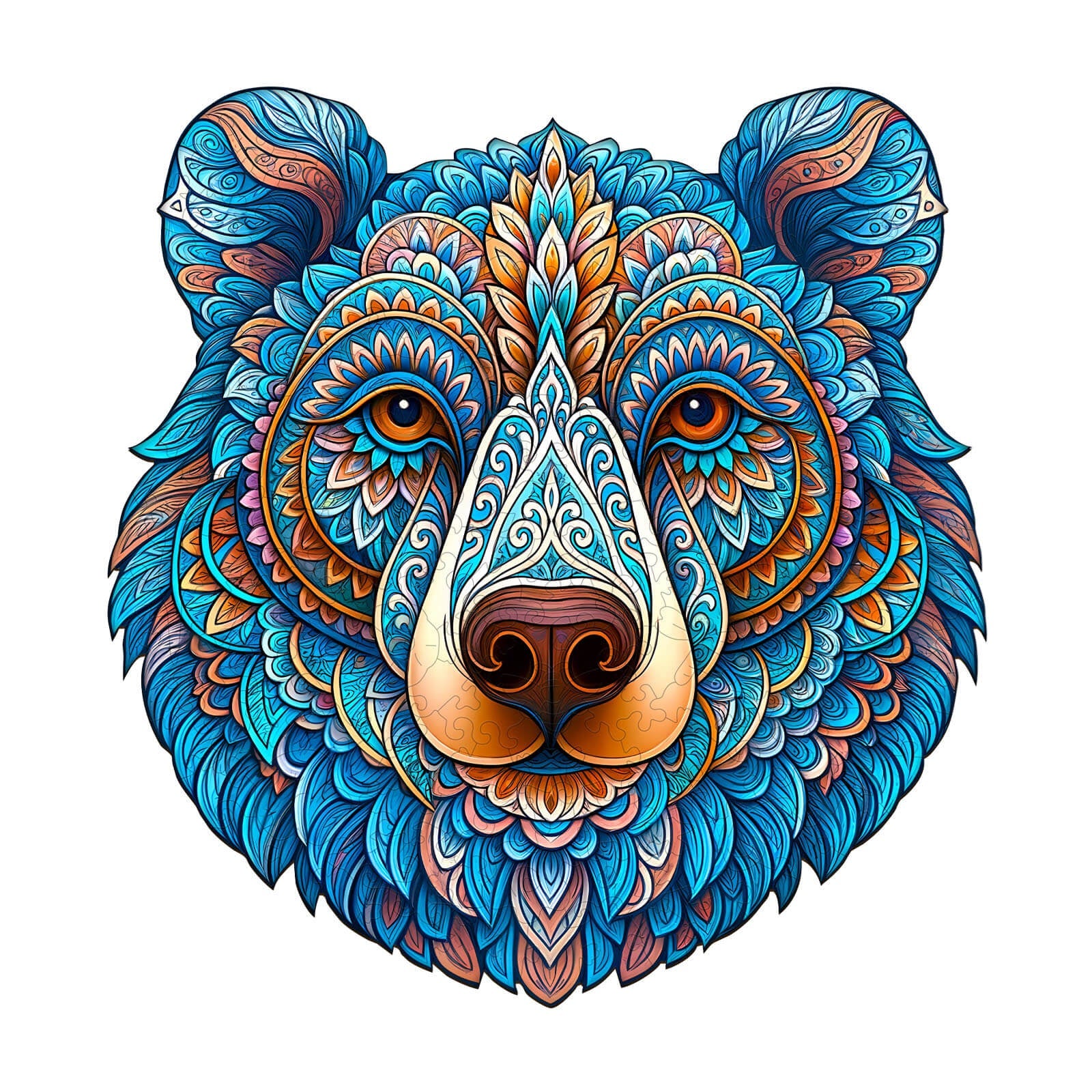 Colorful bear Wooden Jigsaw Puzzle