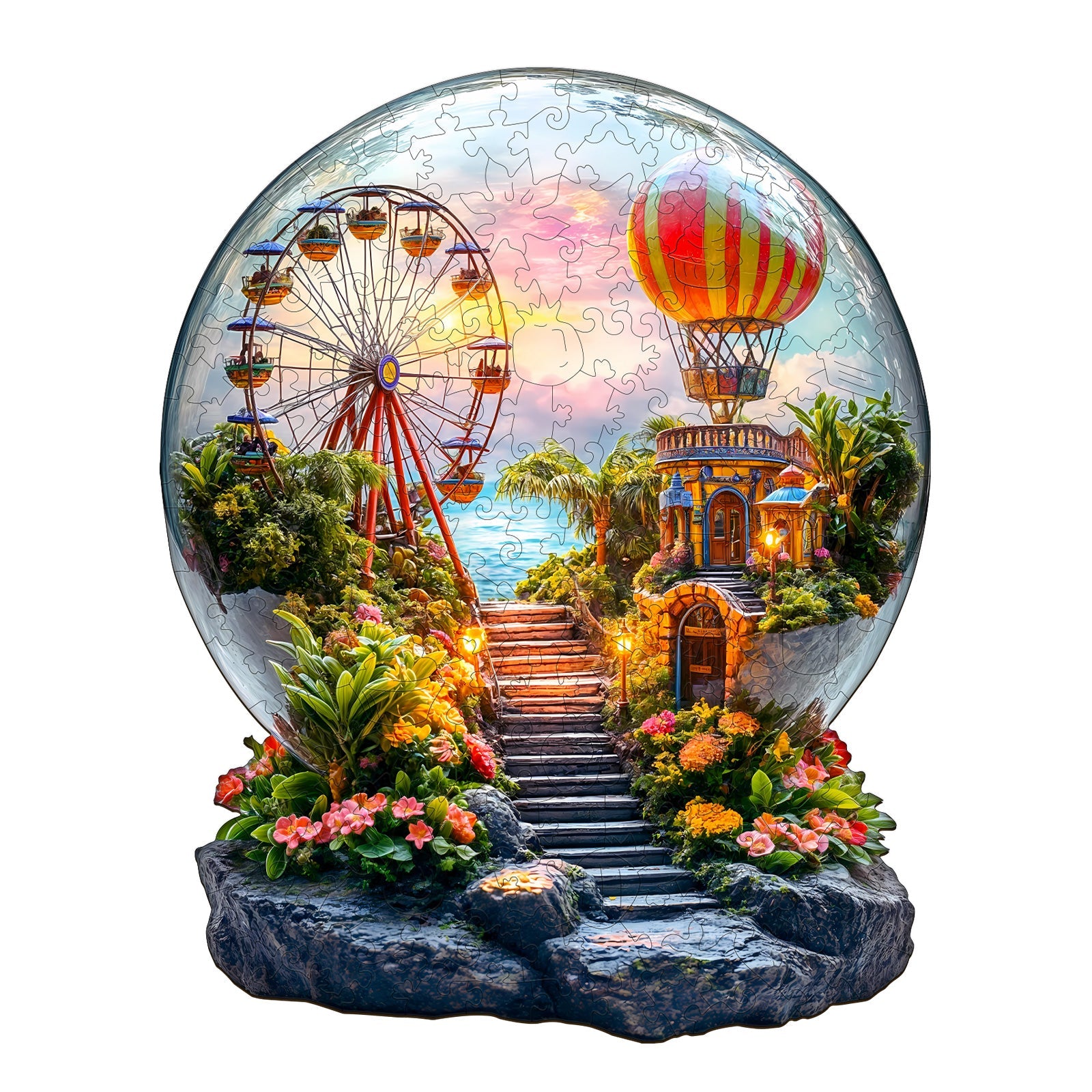3D Crystal Wonderland  Wooden Jigsaw Puzzle