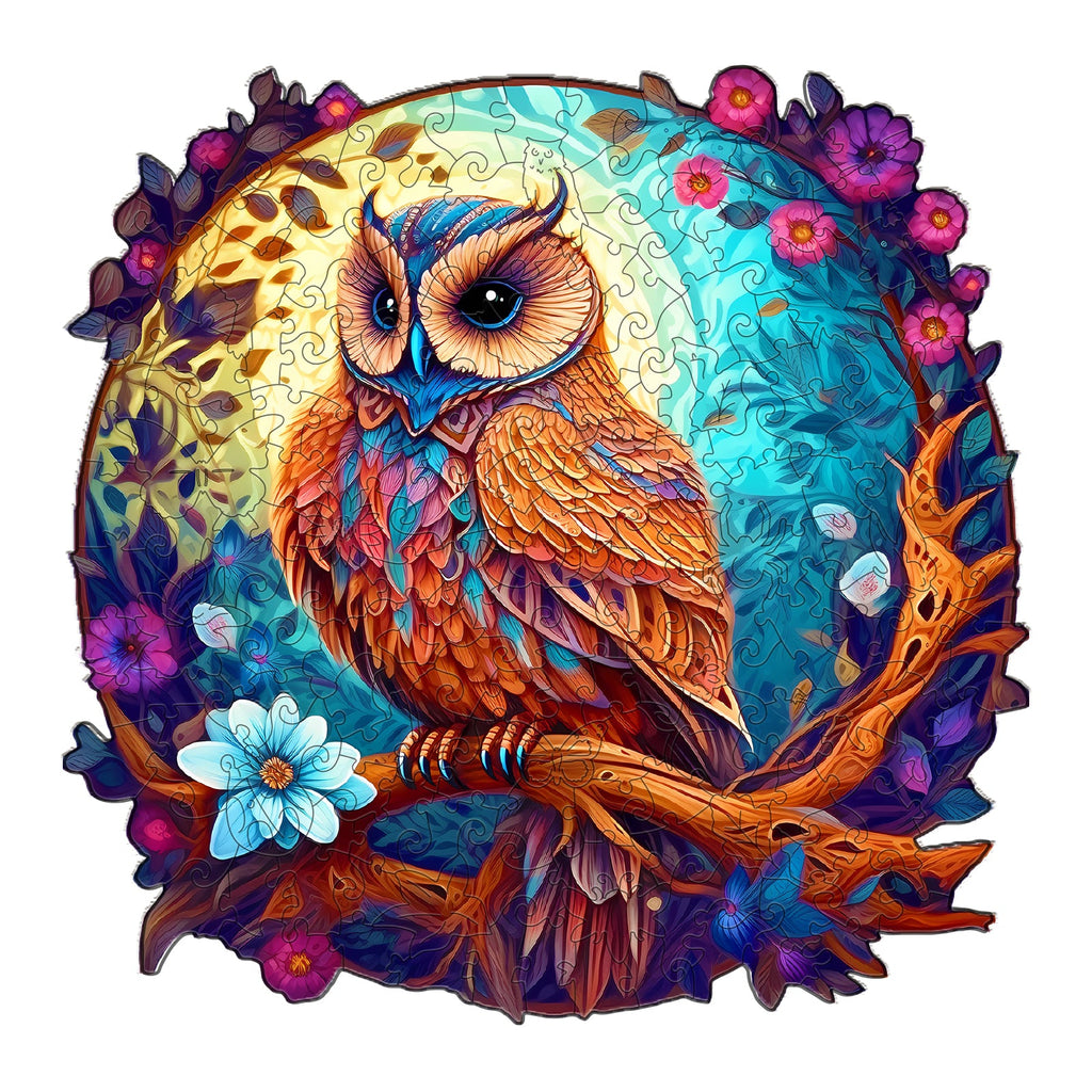 Silent Owl Wooden Jigsaw Puzzle