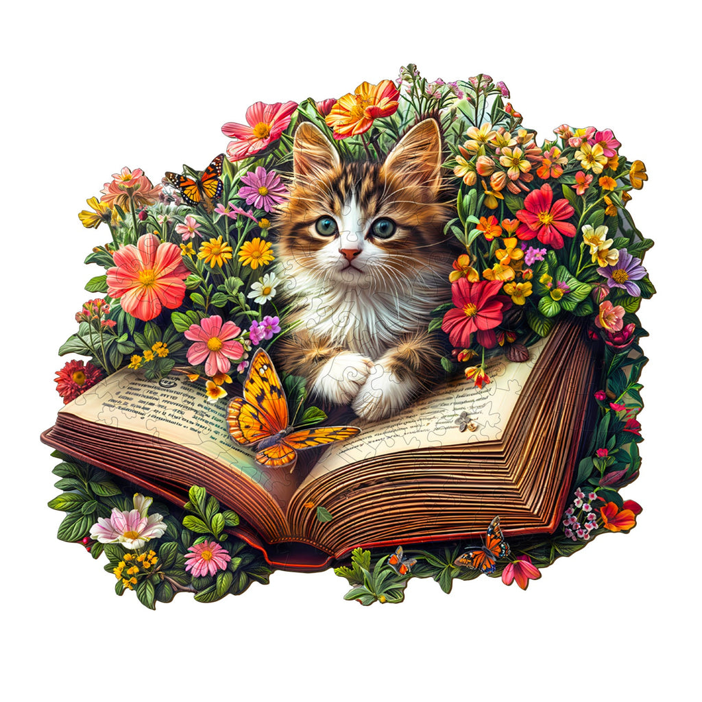 Meow Stories Wooden Jigsaw Puzzle