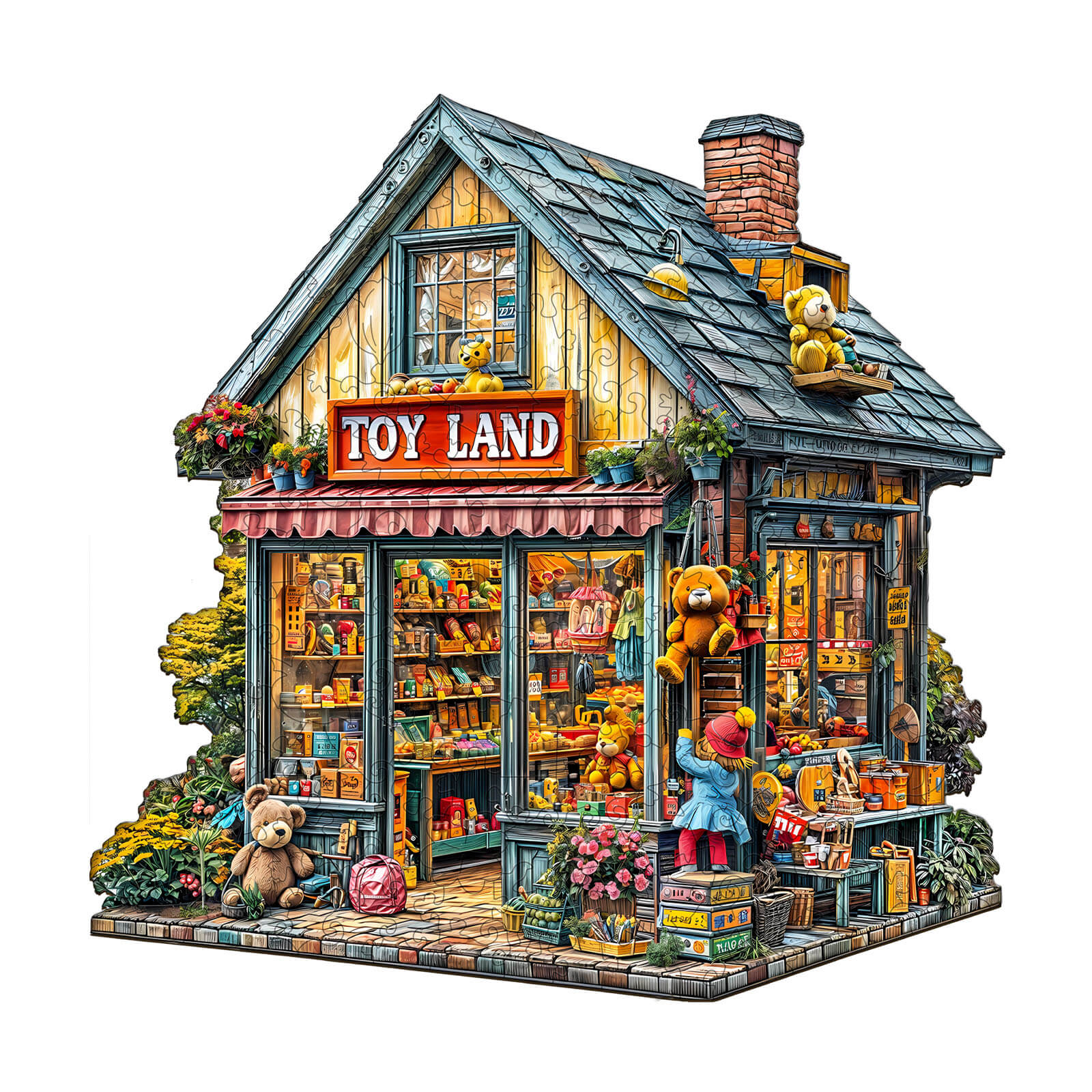 toy land Wooden Jigsaw Puzzle