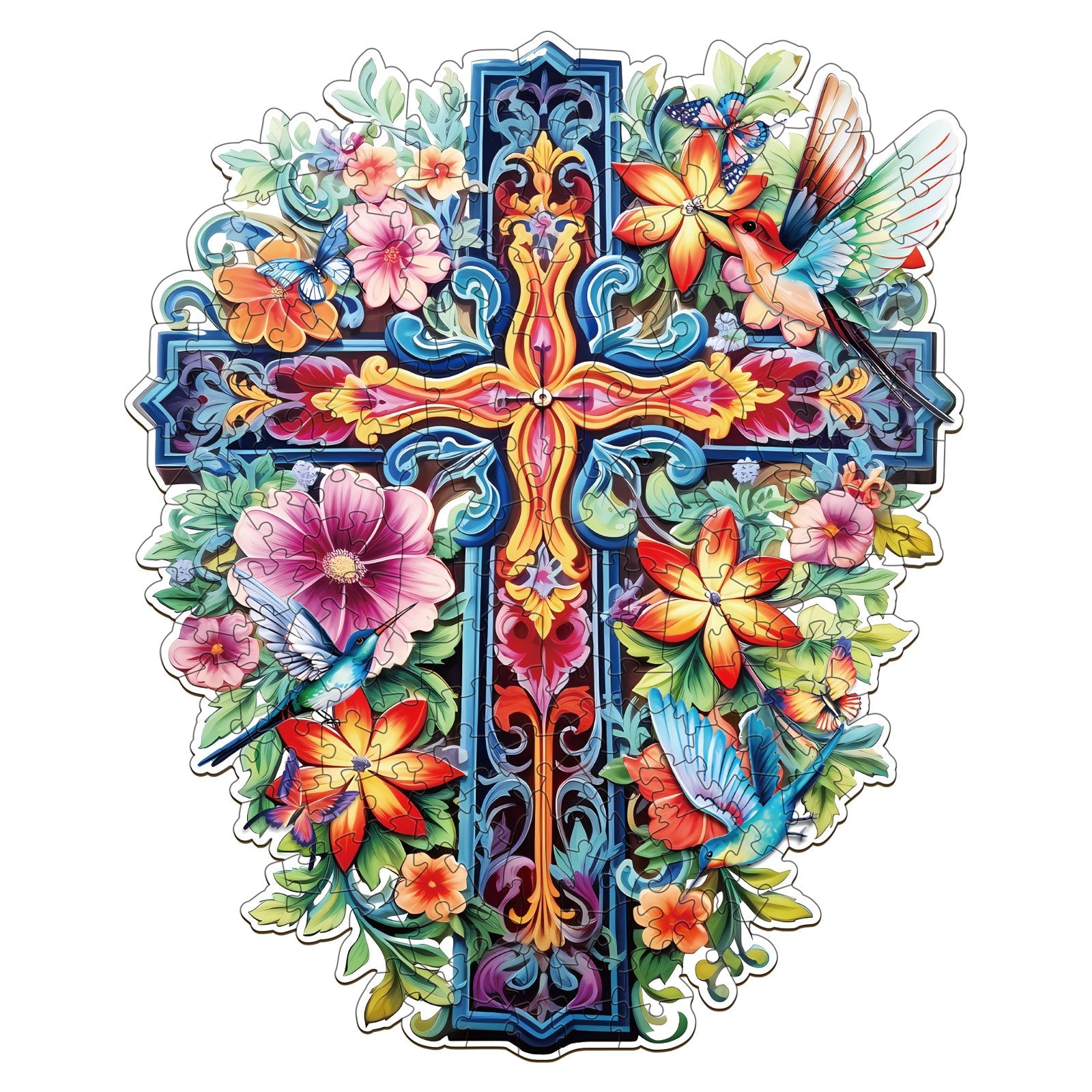 Blessing Cross-2 Wooden Jigsaw Puzzle
