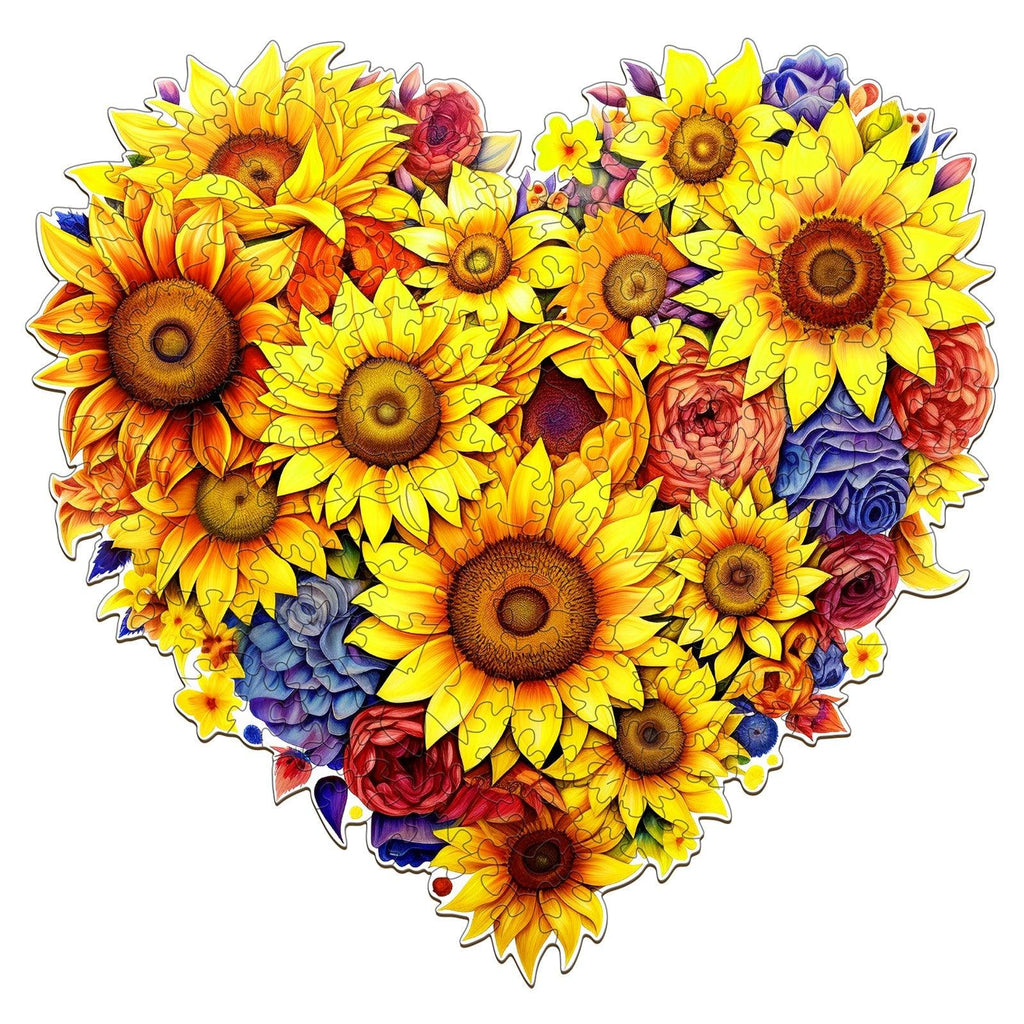 Sunflowers-2 Wooden Jigsaw Puzzle