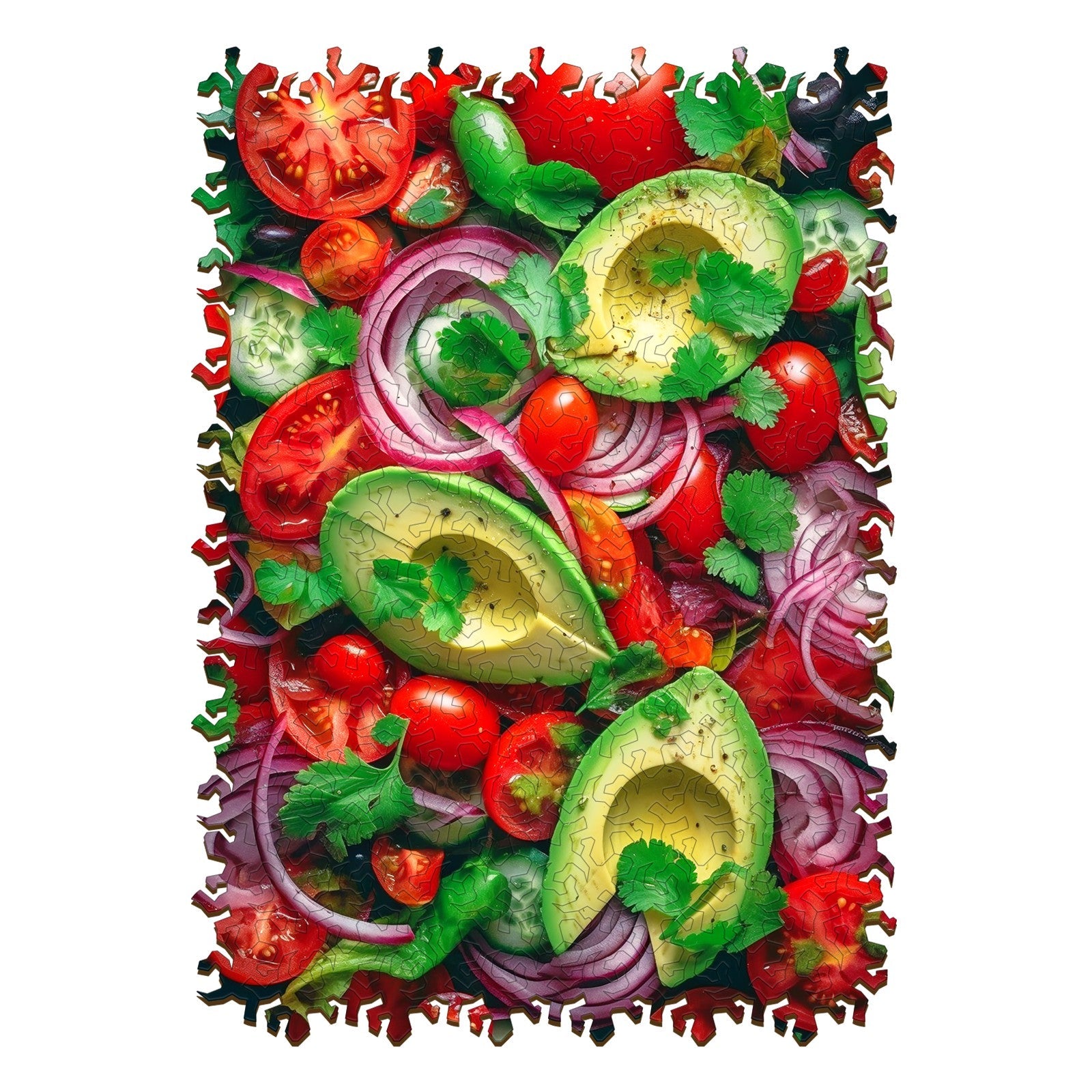Vegetable Salad Wooden Jigsaw Puzzle
