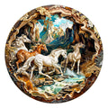 Winter Horse Wooden Jigsaw Puzzle