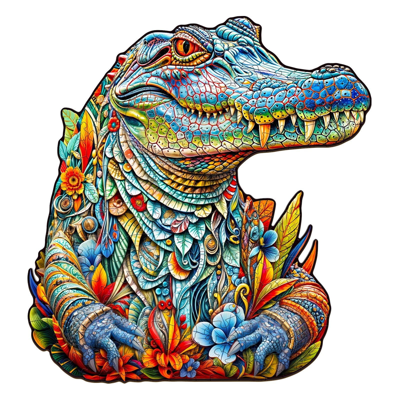 Crocodile Wooden Jigsaw Puzzle