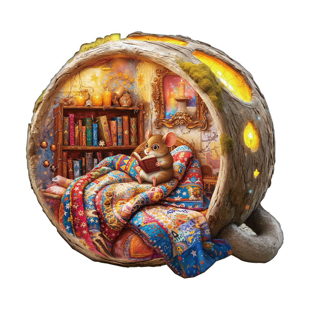 House of Mice Wooden Jigsaw Puzzle