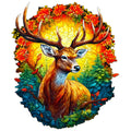 Deer Of Life-2 Wooden Jigsaw Puzzle