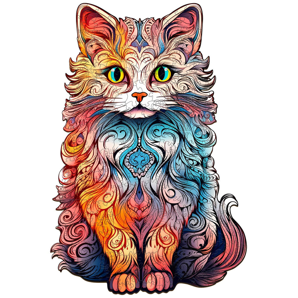 Persian Cat-2 Wooden Jigsaw Puzzle