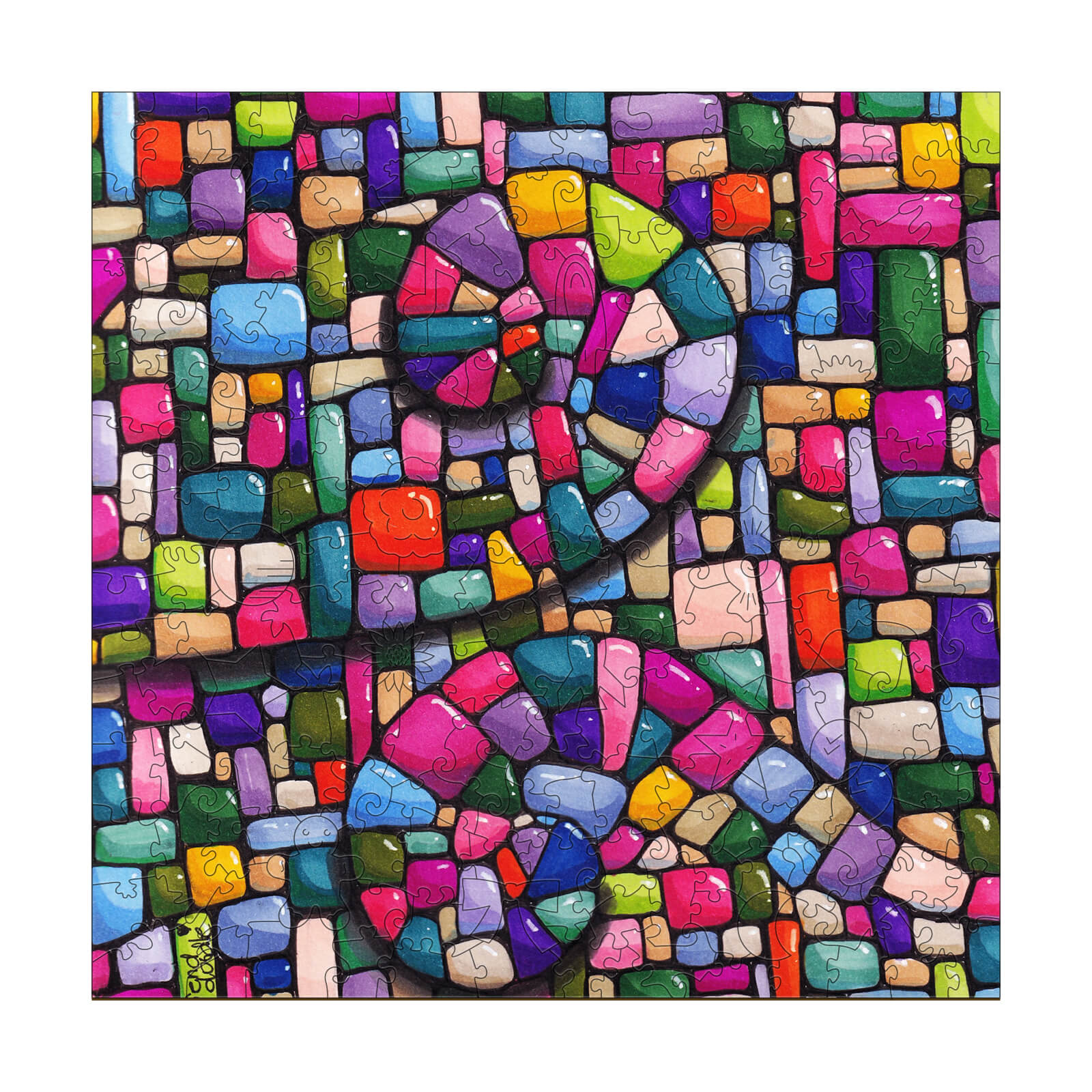Swirl Wall - By Artist Erin Desjardine