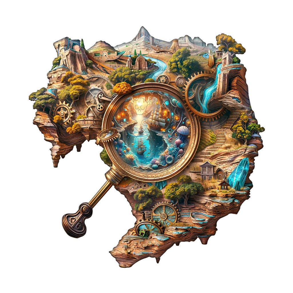 Explorer's World-1 Wooden Jigsaw Puzzle