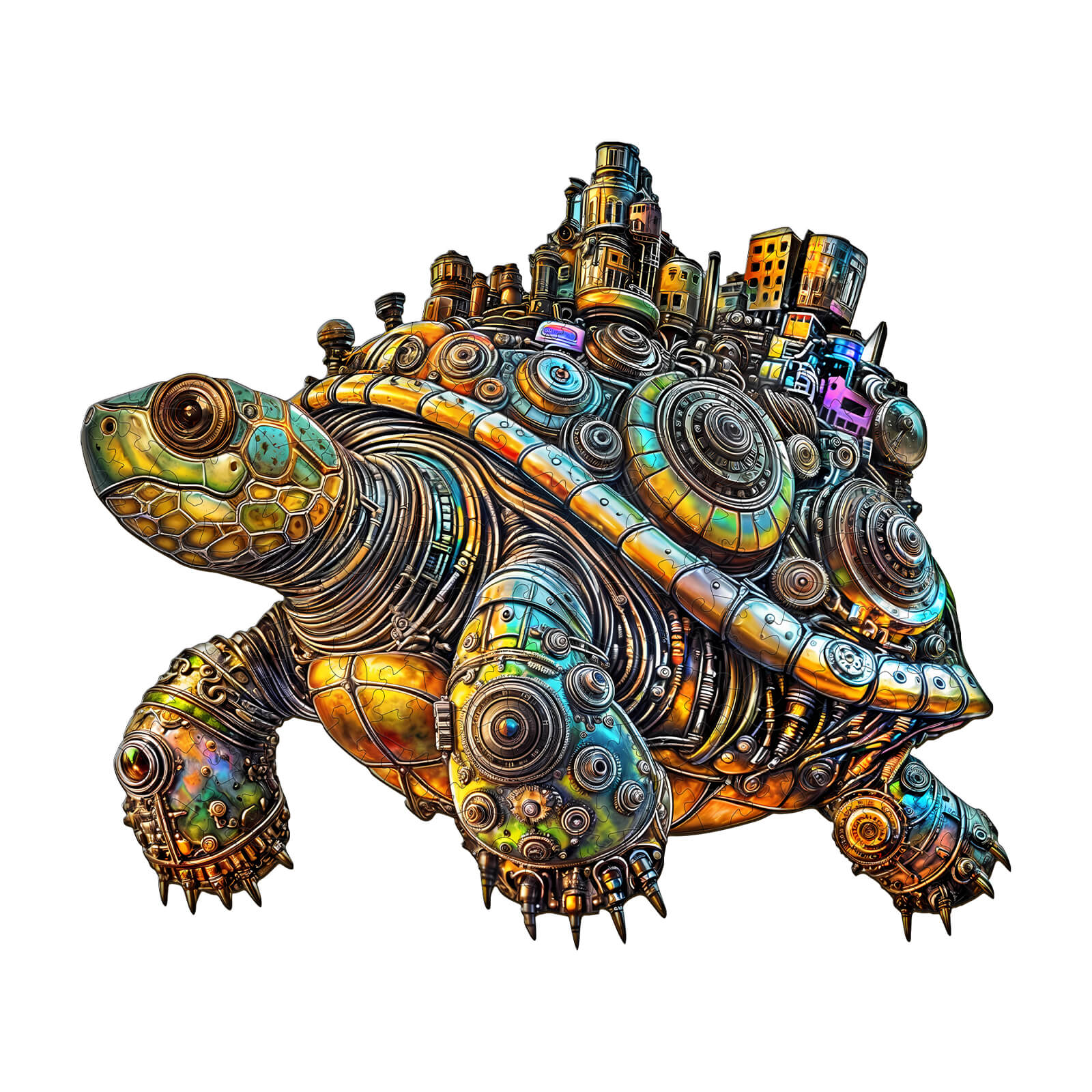 Metallic Beast Wooden Jigsaw Puzzle