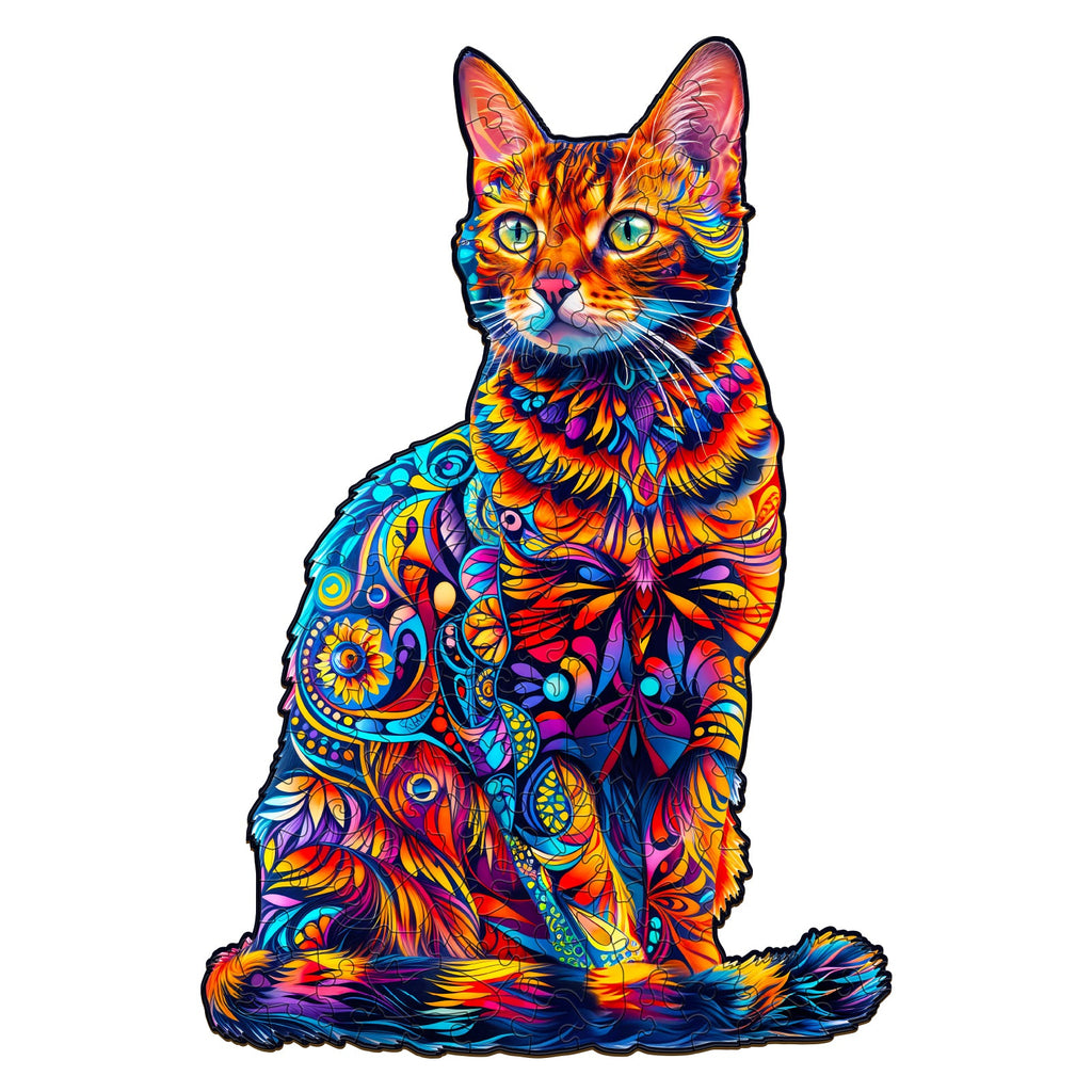 Bengal Cat-1 Wooden Jigsaw Puzzle