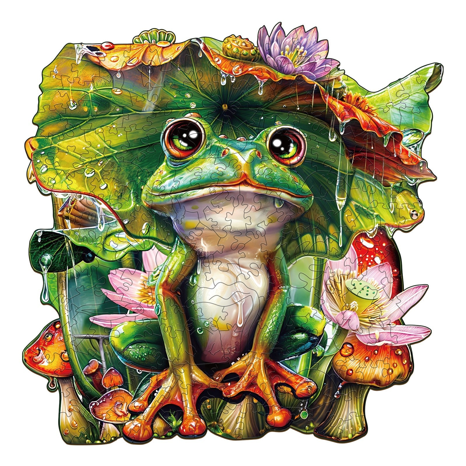 Frog Wooden Jigsaw Puzzle