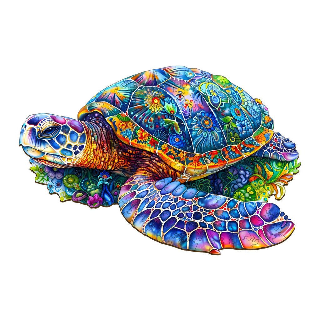 Fantasy Turtle Wooden Jigsaw Puzzle