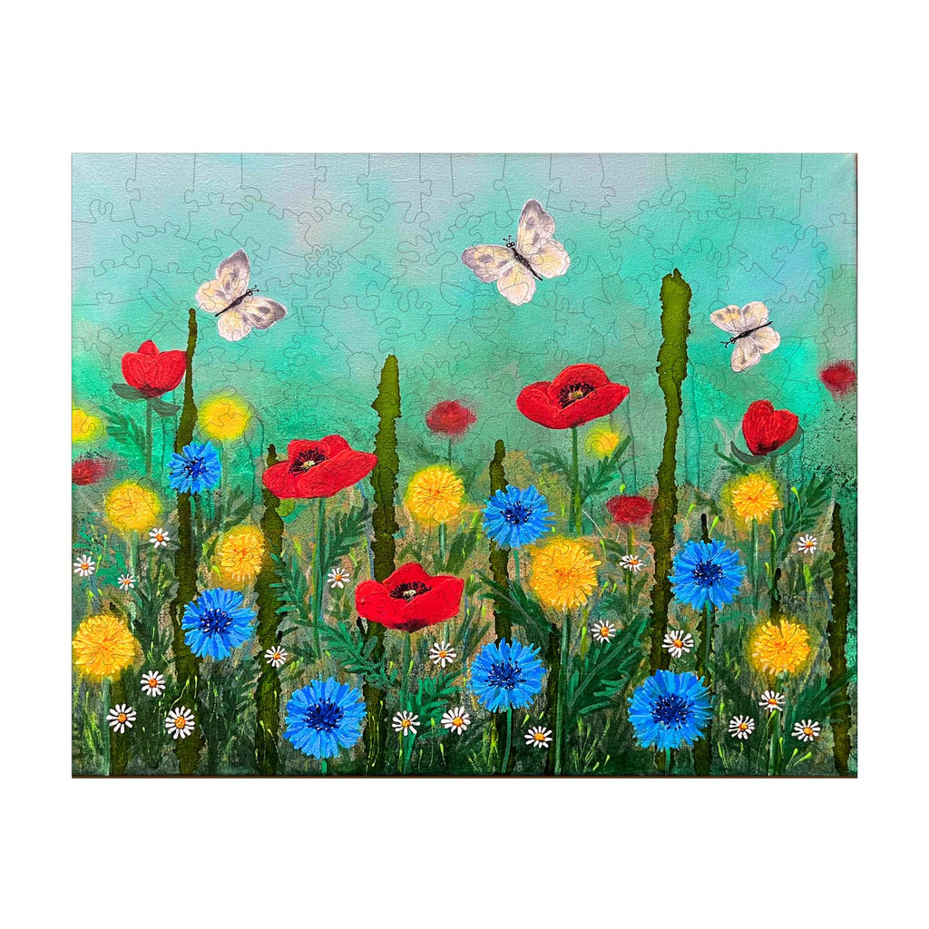 Poppy Garden - By Artist Nicholas John VARDAXIS