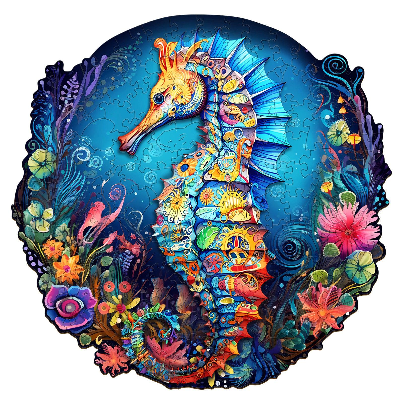 Seahorse-2 Wooden Jigsaw Puzzle
