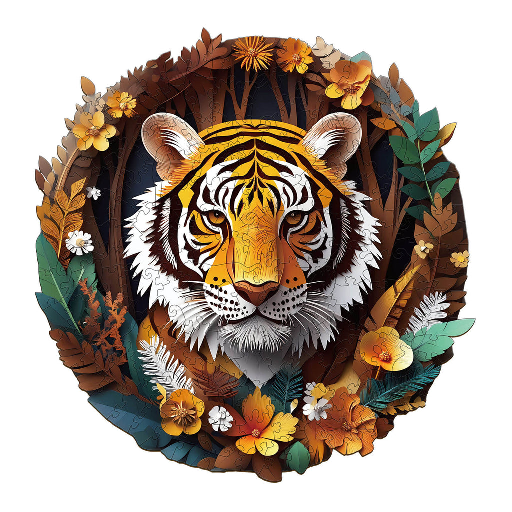 3D Heart of the Jungle Wooden Jigsaw Puzzle